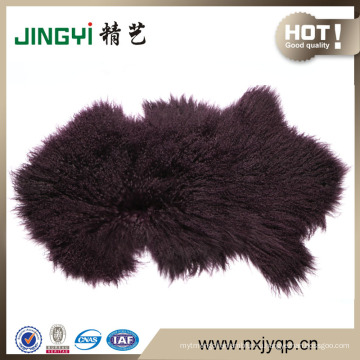 60*90см 100% длинные волосы монгольский шерсти овечки кожа / мех овец кожи